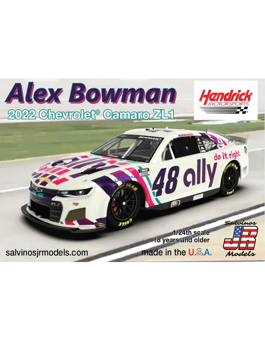 Salvinos Jr - '22 Camaro Alex Bowman 1:24