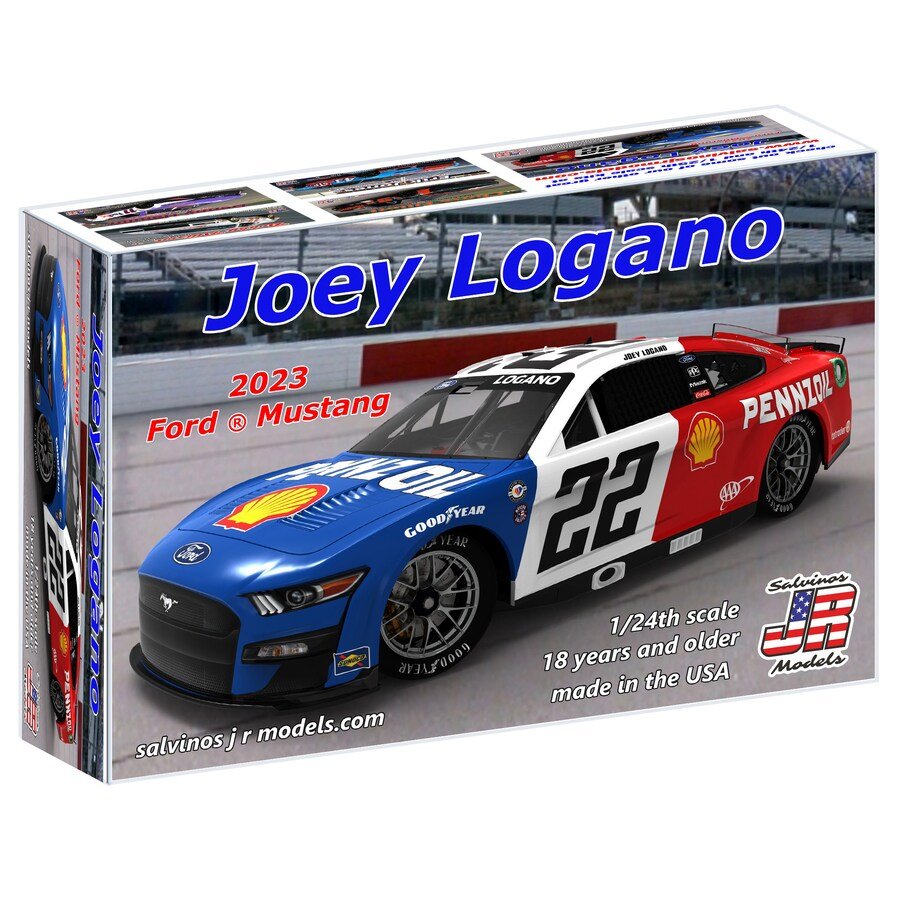 Salvinos Jr - '23 Logano Mustang #22 Pennzoil 1:24