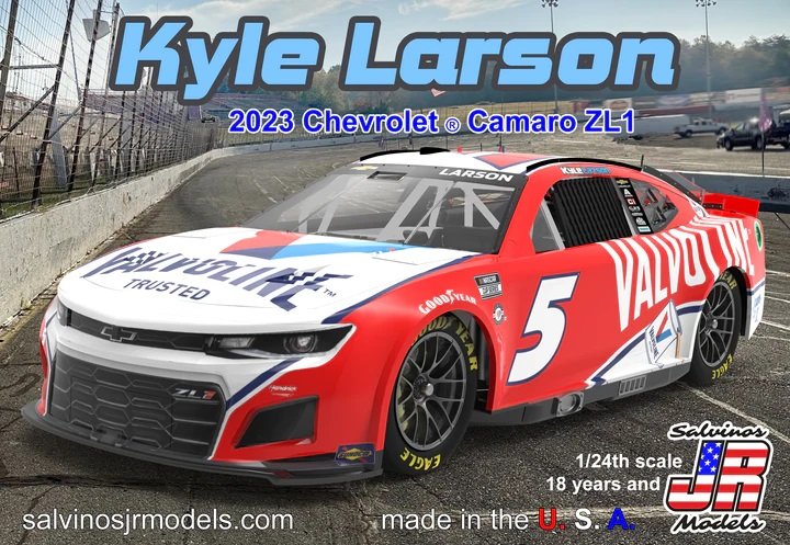 Salvinos Jr - '23 Kyle Larson Camaro #5 Valvoline 1:24