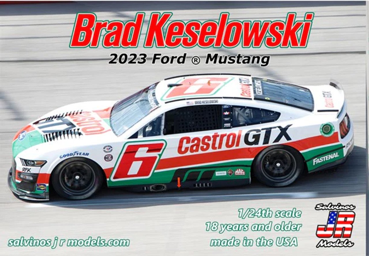 Salvinos Jr - '23 Ford Mustang Keselowski #6 1:24