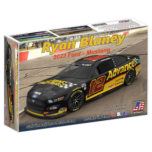 Salvinos Jr - '23 Mustang Ryan Blaney #12 Advance 1:24