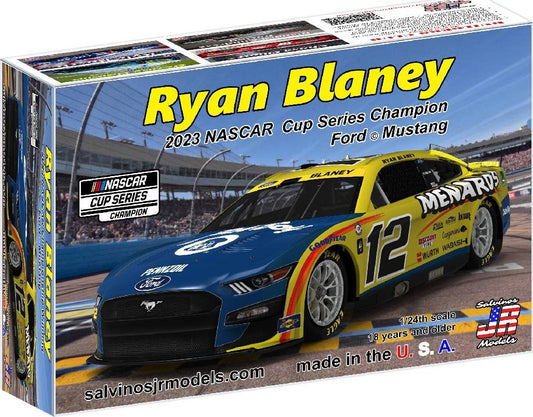 Salvinos Jr - '23 Ryan Blaney Mustang Cup Champ 1:24