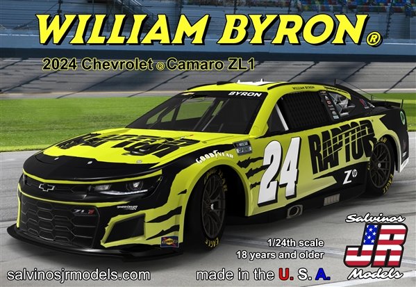 Salvinos Jr - '24 Camaro ZL1 William Byron Raptor 1:24