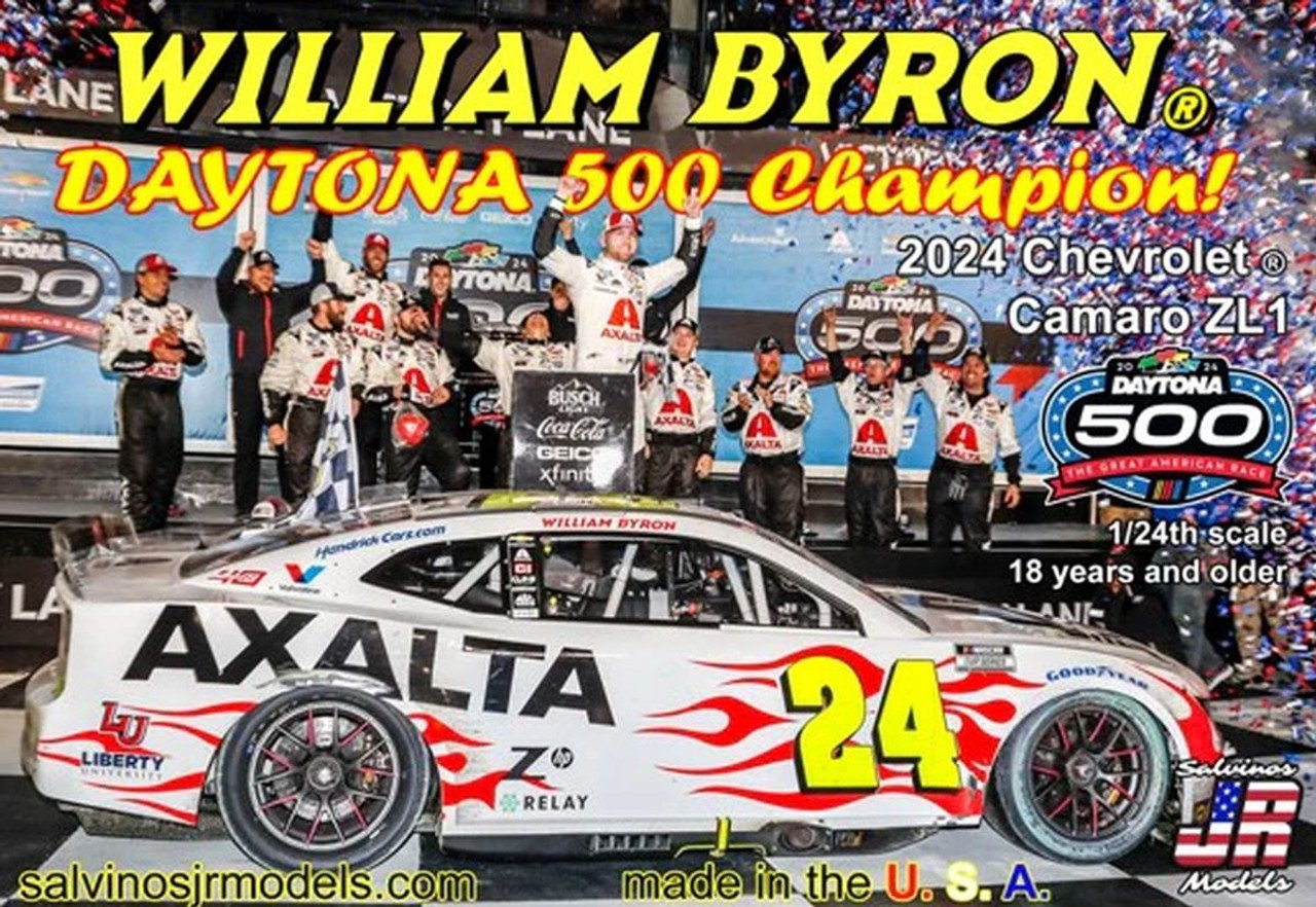 Salvinos Jr - '24 Camaro Byron Daytona 500 Champ 1:24