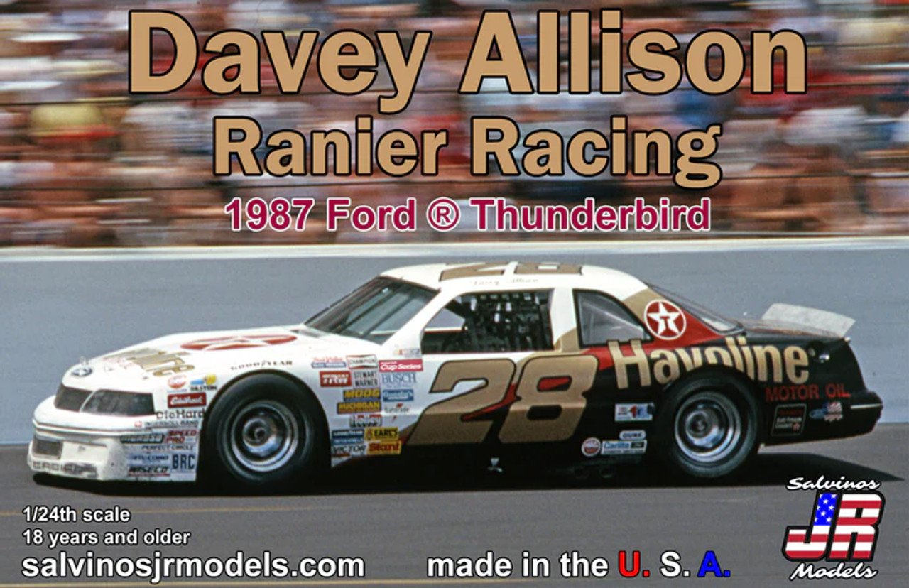 Salvinos Jr - '87 Ford Thunderbird Davey Allison 1:24
