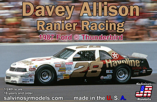 Salvinos Jr - '87 Ford Thunderbird Davey Allison 1:24