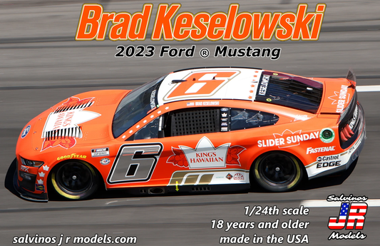 Salvinos Jr - 2023 Ford Mustang Keselowski #6 Kings
