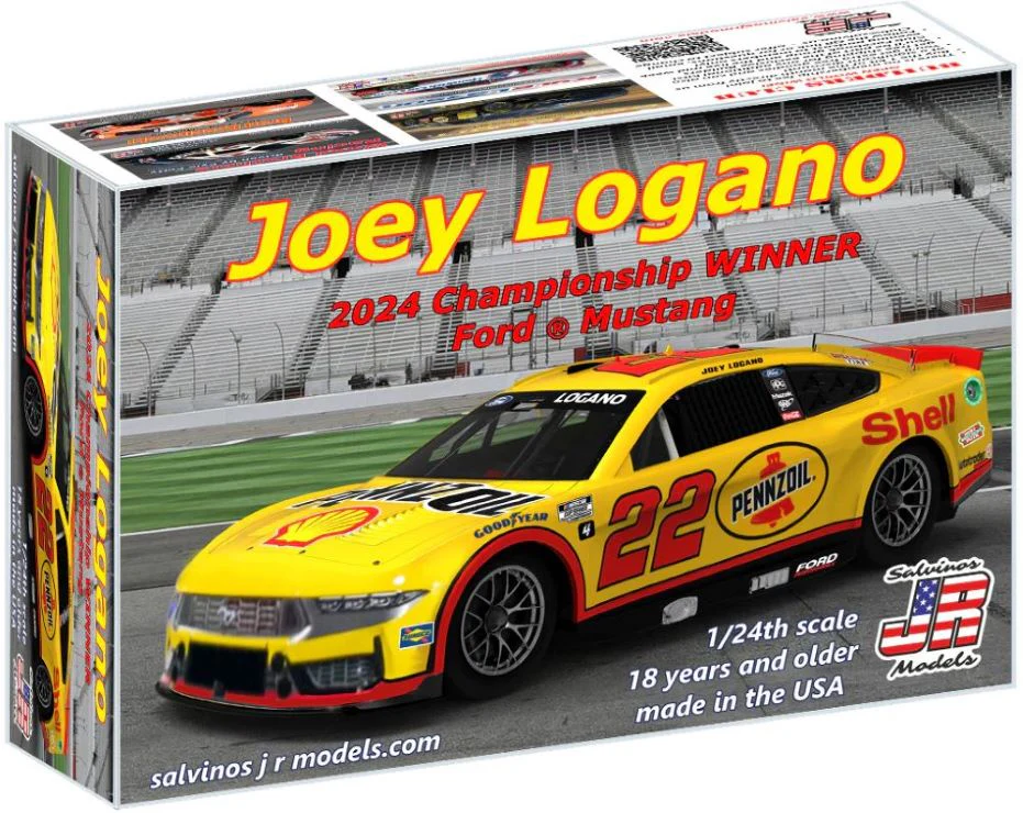 Salvinos Jr - '24 Ford Mustang Logano Champ 1:24