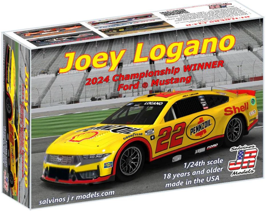 Salvinos Jr - '24 Ford Mustang Logano Champ 1:24