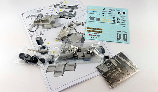Tameo - SLK115 Arrows A1 Ford Cosworth - 1978 - White Metal Car Kit - Scale 1:43, Made in Italy