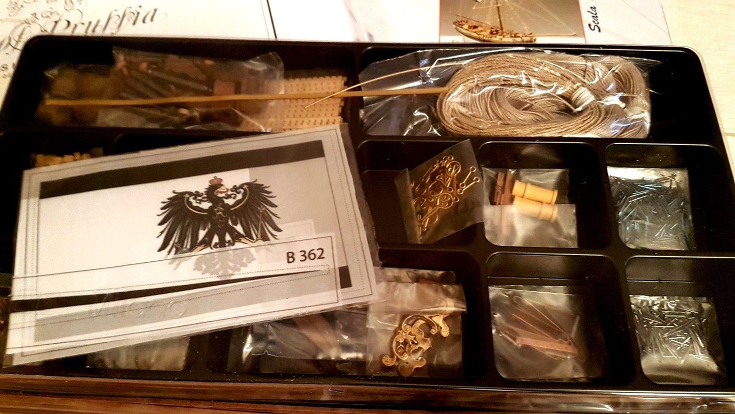 Corel - SM62 King of Prussia - Wooden Ship Model Kit - Plank-on-Bulkhead