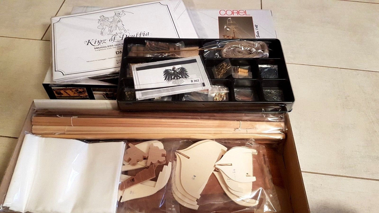 Corel - SM62 King of Prussia - Wooden Ship Model Kit - Plank-on-Bulkhead