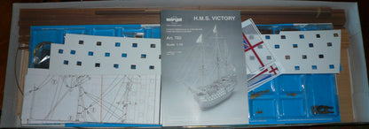 Mantua - Mantua/Sergal782 HMS-Victory 1:78 Scale Plank-On-Frame Wood Ship Model Kit