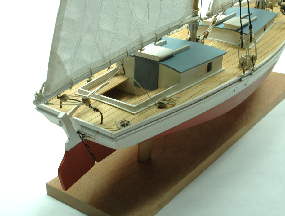 【舩木倭帆　作品　NO.１】 Midwest - 968 Sharpie Schooner 1:32 – Model Expo Online