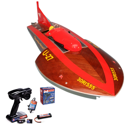 Billing Boats - Slo-Mo-Shun IV 1:12 Plank on Bulkhead + R/C Combo