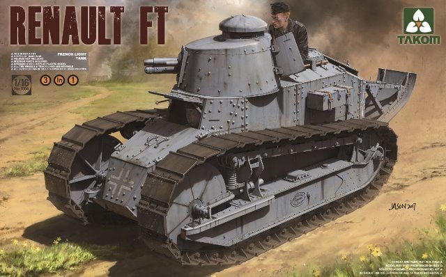 Takom - Fr Light Tank Renault Ft-17:16