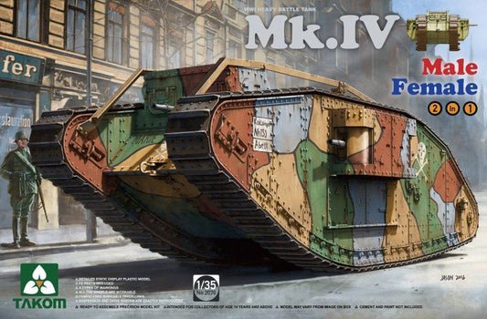 Takom - Wwi Hvy Battle Tak Mk.Iv 1:35