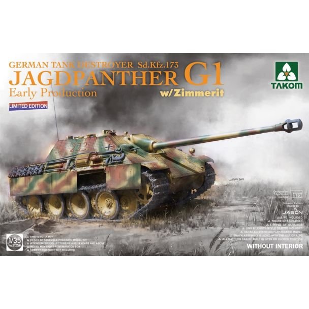 Takom - Jagdpanther G1 Early w/o Interior 1:35