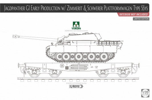Takom - Jagdpanther G1 Early W/zimm&Schwerer :35