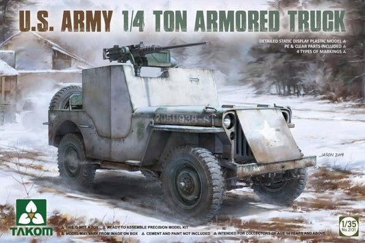 Takom - US Army 1/4 ton Armored Truck 1:35