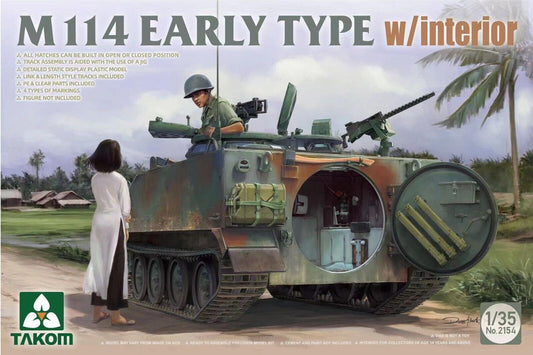 Takom - M114 Earl & Late w/int 2n1 1:35