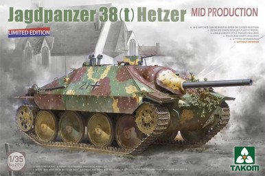 Takom - Jagdpanzer 38t Hetzer Mid No Int 1:35