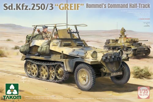 Takom - Sd.Kfz250/3 GREIF/Rommel/Halftrack 1:35