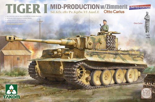 Takom - Tiger 1 Mid Prod w/Zimmerit 1:35