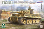 Takom - Tiger 1 Mid Prod w/Zimmerit 1:35
