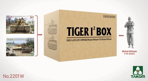 Takom - Tiger 1 Set(1:35)w/1:16 Figure