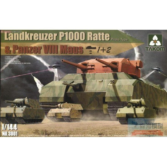 Takom - Wwii Heavy Battle Tanks 1:144