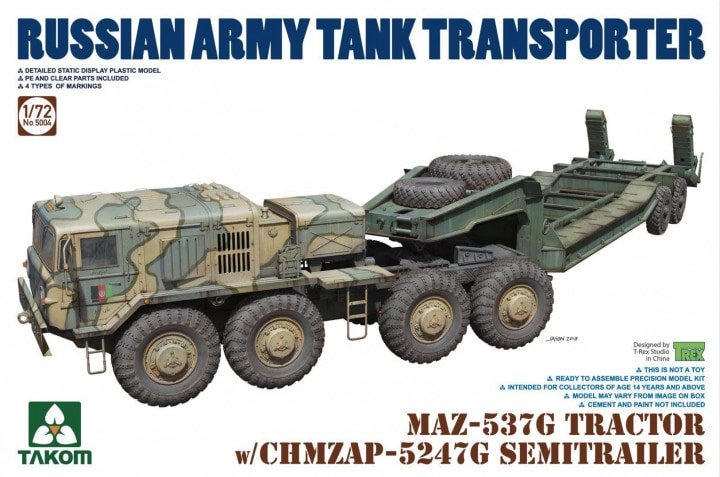 Takom - MAZ-537G Tractor w/CHMZA-5247
