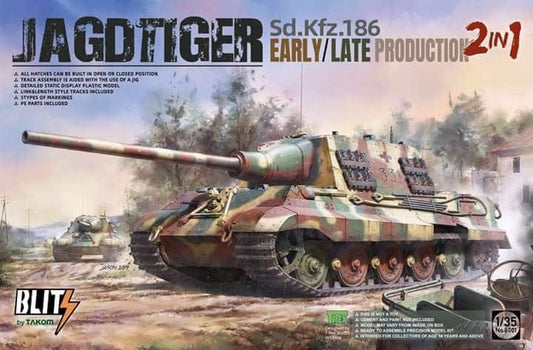 Takom - Jagdtier SD.KFZ.186 Early/Late Prod(2in1