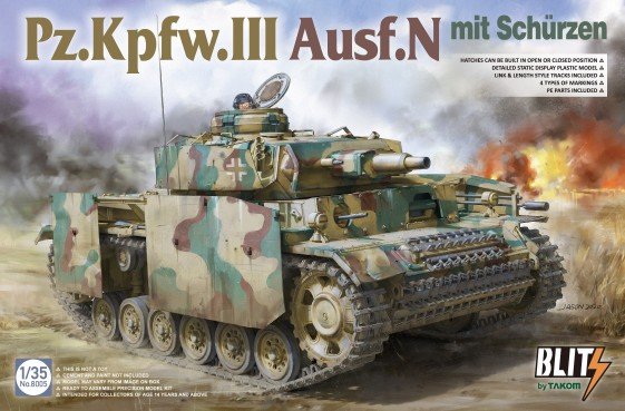 Takom - Pz.Kpfw.III Ausf.N mit Schurzen 1:35