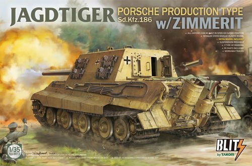 Takom - Jagdtiger Porsche Sd.Kfz.186 w/zim 1:35