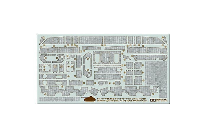 Tamiya - Zimmerit Coating Pz Iv 1:48