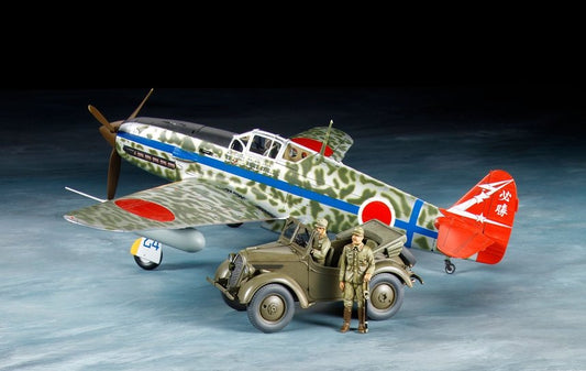 Tamiya - Kawasaki Ki-61-Id Hien w/4x4 Kurogan :48