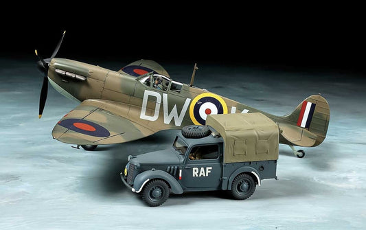 Tamiya - 1/48 Supermarine Spitfire Mk.I with Light Utility Car 10H