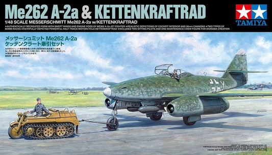 Tamiya - Messerschmitt Me262 A-2a w/ketten. 1:48