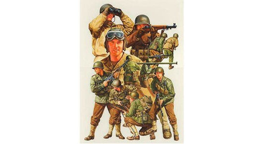 Tamiya - Ww-Ii Us Army Infantry Set :48