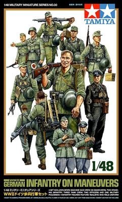Tamiya - WW-II GER INFANTRY On Manuevers 1:48