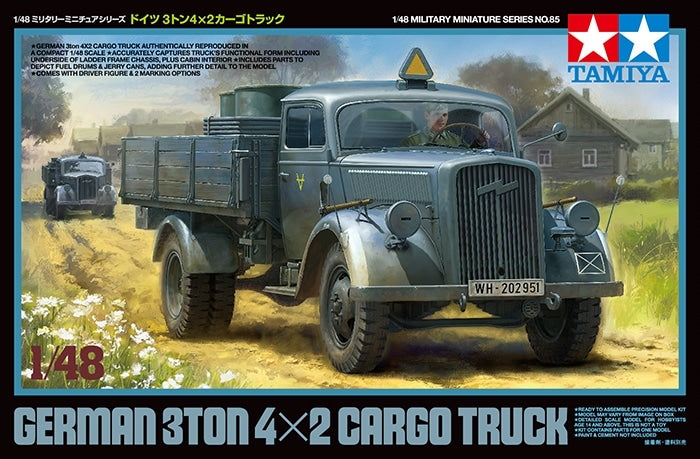 Tamiya - 1/48 German 3ton 4X2 Cargo Truck