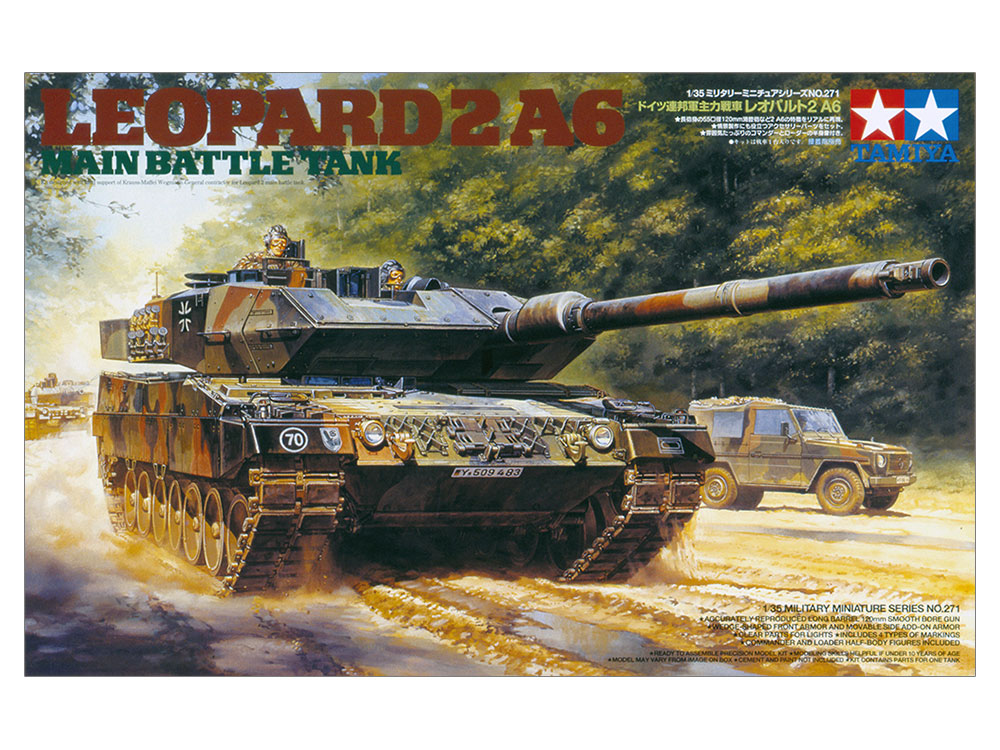 Tamiya - Leopard 2 A6 Main Battle Tank 1:35