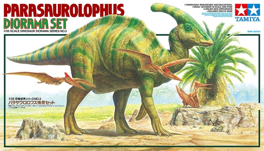 Tamiya - PARASAUROLOPHUS DIORAMA SET