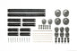 Tamiya - Track/Wheel Set Black/Met Gray