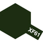 Tamiya - Flat Acrylic Paint XF-61 Dark Green 23ml - #81361