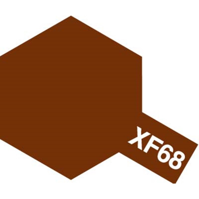 Tamiya - Flat Acrylic Paint XF-68 Nato Brown 23ml - #81368