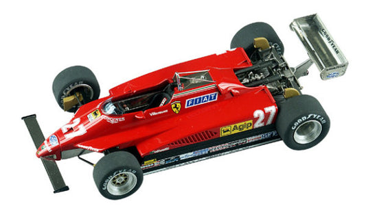 Tameo - TMK332 Ferrari 126 C2 - 1982 - White Metal Car Kit - Scale 1:43, Made in Italy