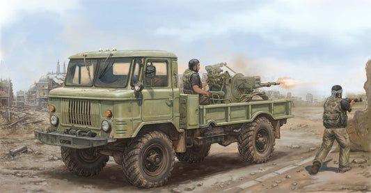 Trumpeter - Russian GaZ66 Gun Truck 1:35