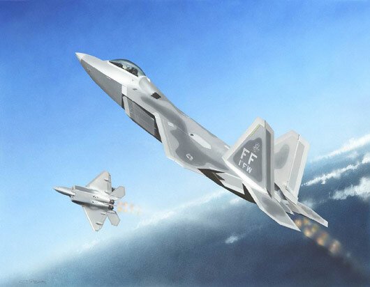 Trumpeter - F-22A Raptor 1:144